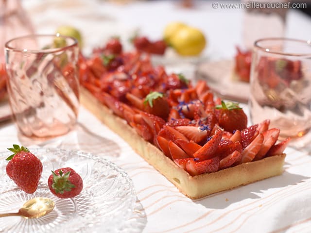 Tarte aux fraises facile