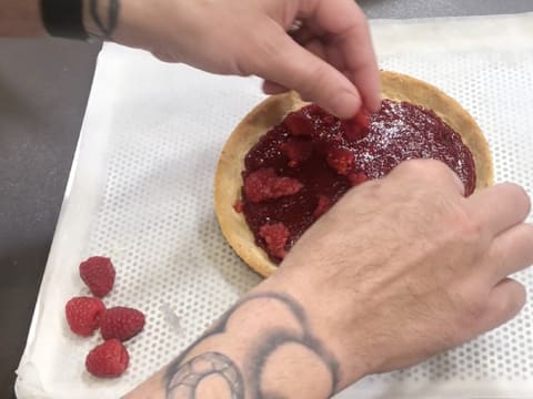 Tarte framboise & mascarpone - 75