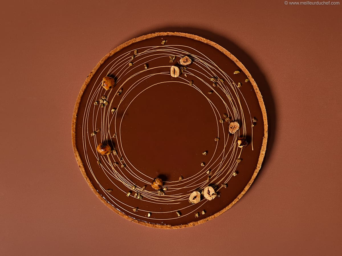 Tarte chocolat et caramel - La recette illustrée - Meilleur du Chef