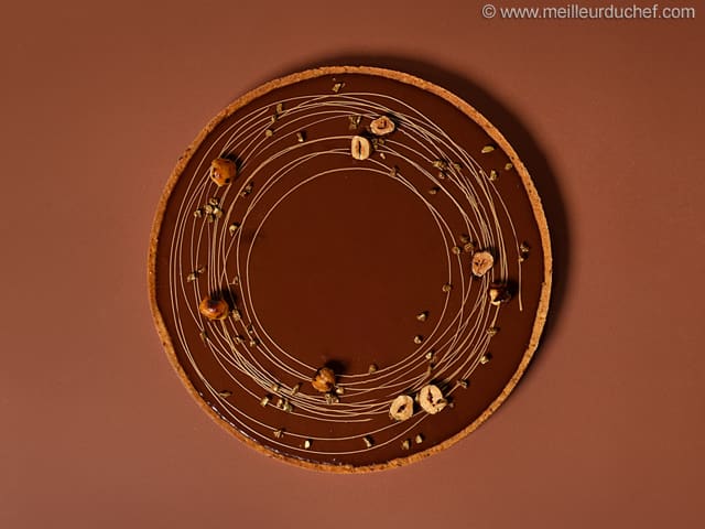 Tarte chocolat et caramel