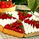 Tarte au citron meringuée et framboises chantilly mascarpone, en parts individuelles