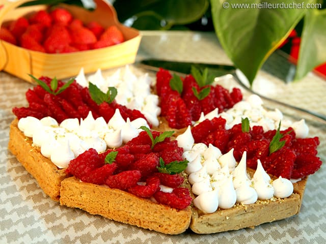 Tarte Au Citron Meringuee Et Framboises Chantilly Mascarpone En Parts Individuelles Recette De Cuisine Avec Photos Meilleur Du Chef