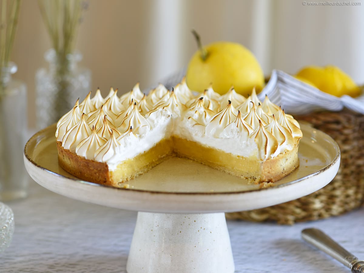 Tarte Au Citron Meringuee Avec Thermomix Recette Facile La Maison Rezfoods Resep Masakan