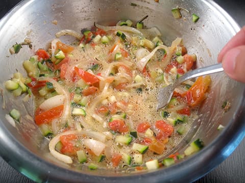 Tarte aux courgettes et aux tomates - 16