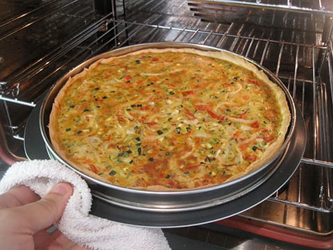 Tarte aux courgettes et aux tomates - 21