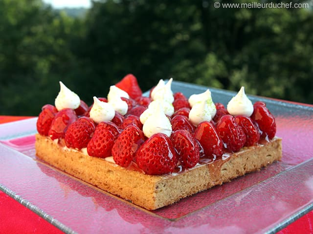 Tarte Aux Fraises Et Sa Chantilly Au Mascarpone Recette De Cuisine Avec Photos Meilleur Du Chef