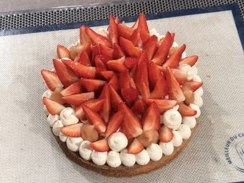 Tarte à la fraise et à la rhubarbe - 138