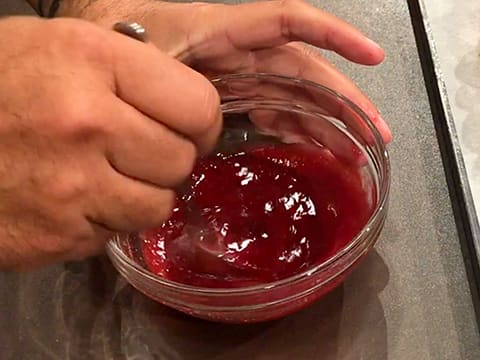 Tarte framboise à la crème de pistache - 77