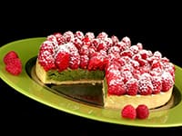 Tarte aux framboises