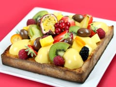 Tarte aux fruits exotiques