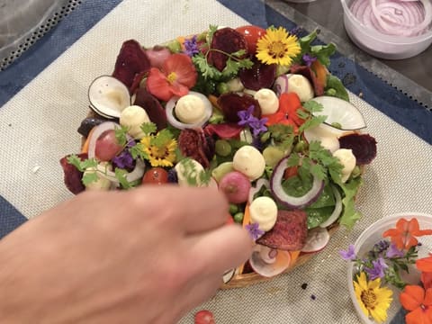 Tarte aux légumes printaniers et fromage de brebis - 187