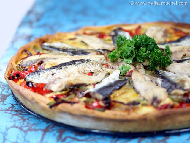 Tarte de légumes aux sardines