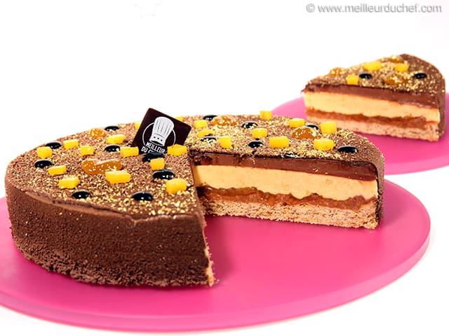 Tarte A La Mangue Et Ganache Lactee Caramel Fiche Recette Avec Photos Meilleur Du Chef