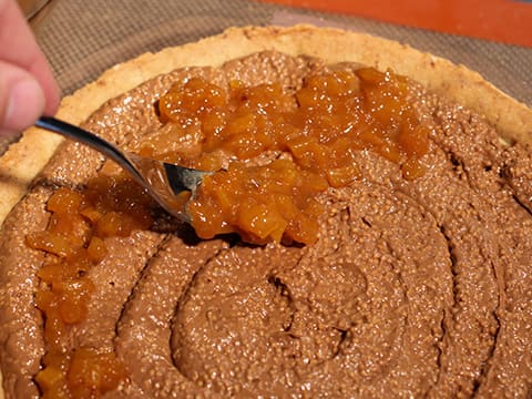 Tarte à la mangue et ganache lactée caramel - 33