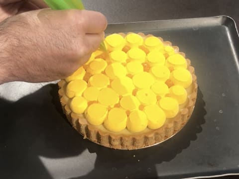 Tarte mangue et fruit de la passion - 130