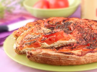 Tarte tomate à la moutarde