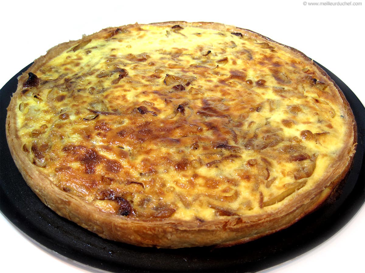 Tarte à l'oignon - Fiche recette avec photos - Meilleur du Chef