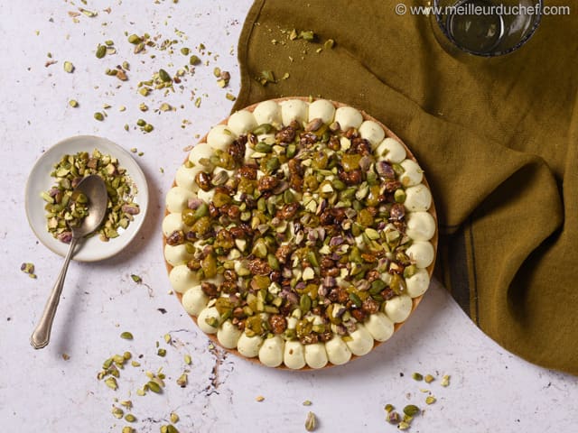 Crémeux chocolat-pistache pour 1 personnes - Recettes - Elle à Table