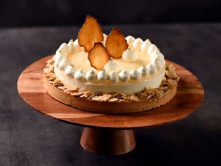 Tarte aux poires muscovado vanille amande