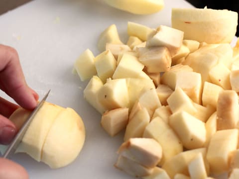 Tartelette aux pommes façon spéculoos et dôme en chocolat - 16