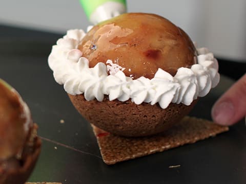 Tartelette aux pommes façon spéculoos et crémeux de marrons - 83