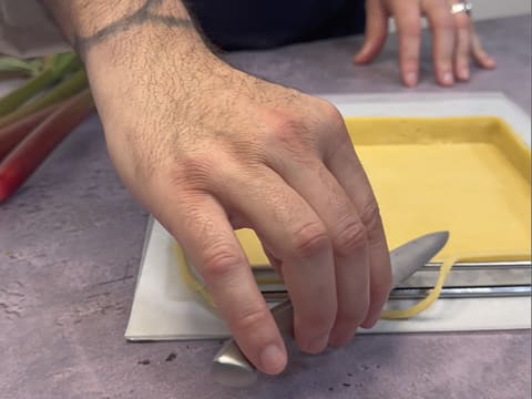 Tarte à la rhubarbe facile - 27