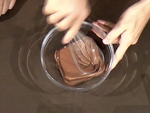 Tarte soufflé chocolat Guanaja 70%, praliné café - 69