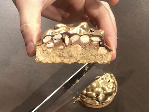 Intérieur tartelette amandes/noisettes