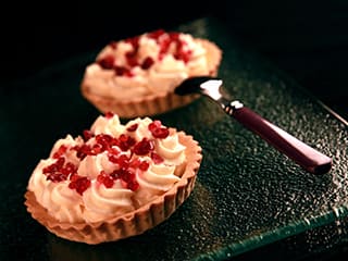 Tartelette citron cranberries