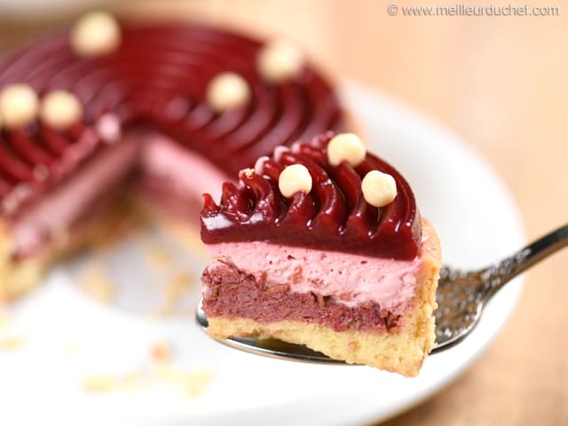 Tartelette croustillante à la framboise