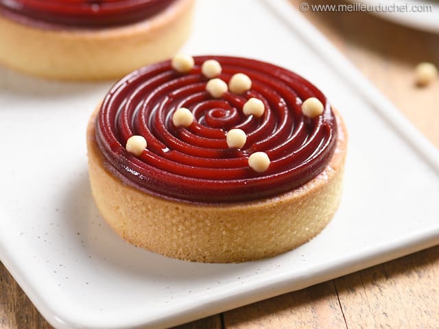 Tartelette croustillante à la framboise