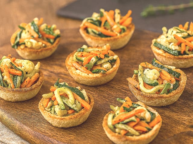 Tartelettes aux légumes