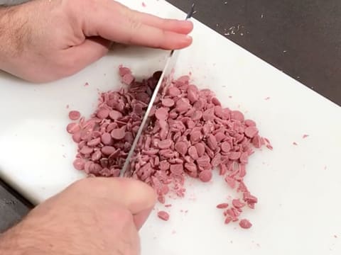 Tempérage du chocolat de couverture Ruby (méthode rapide par ensemencement) - 3