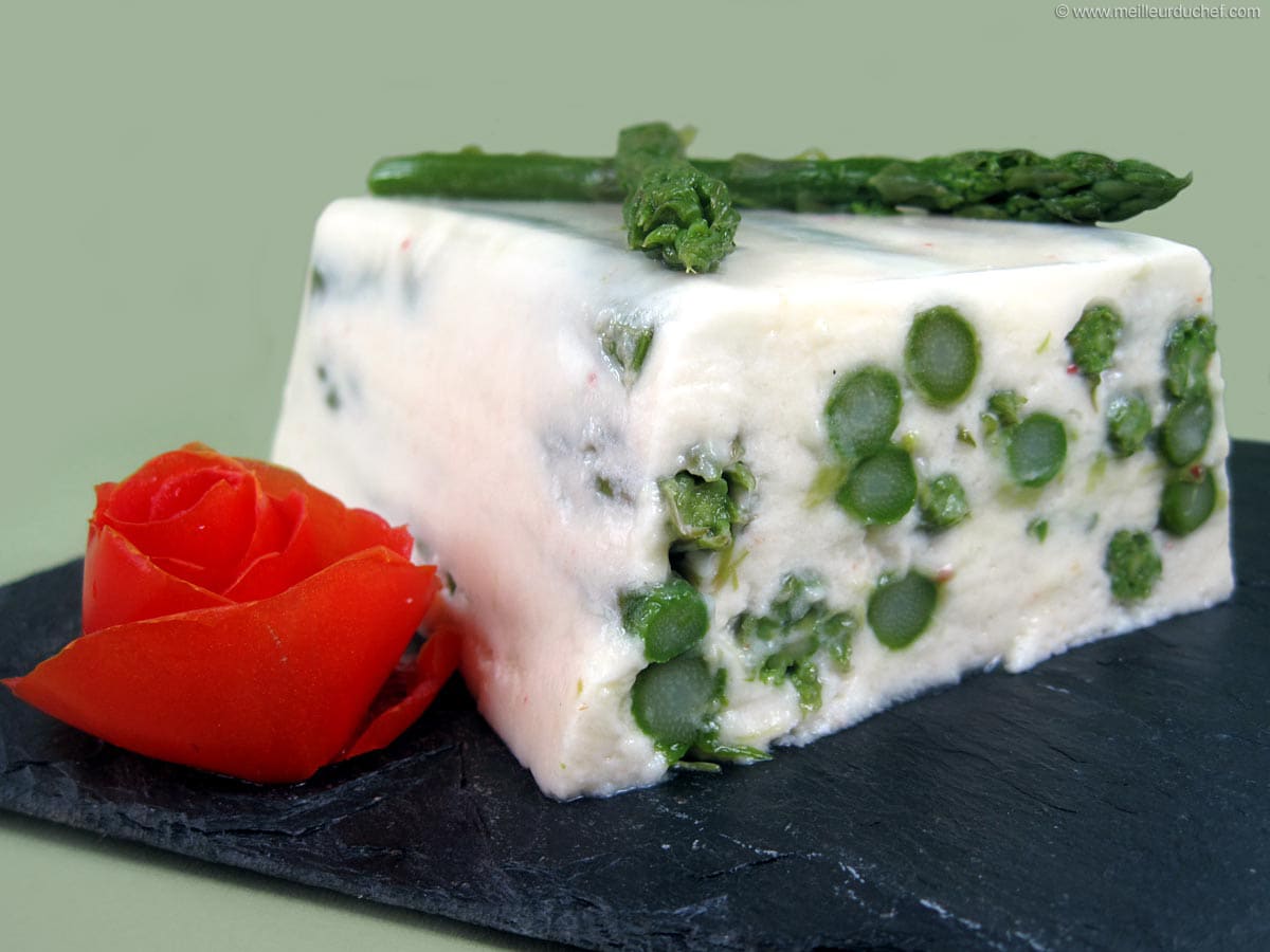 Terrine aux deux asperges Recette de cuisine illustrée Meilleur du Chef