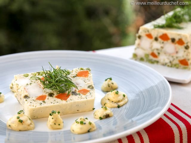 Terrine De Lotte Aux Petits Légumes