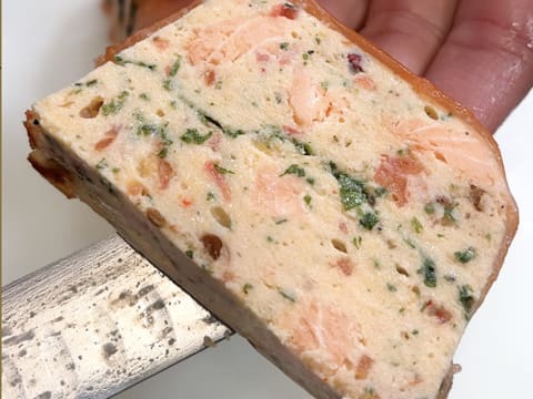 Terrine de saumon à la ciboulette - 85