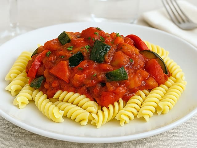 Tortellini au poisson façon Basquaise