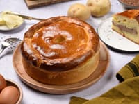 Tourte de Pâques, agneau et pomme de terre