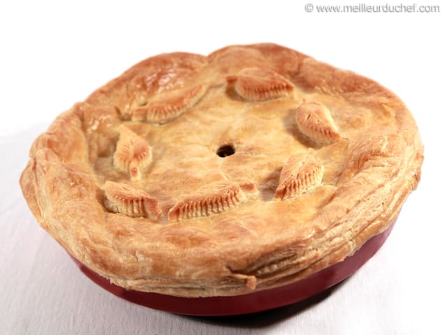 Tourte de poulet aux poireaux