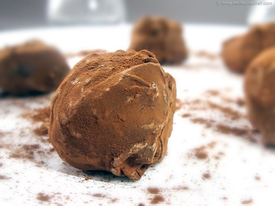 Recette - Truffes au chocolat en vidéo 