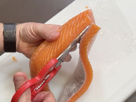 Truite confite basse température, mousseline de topinambour et tuile dentelle - 33