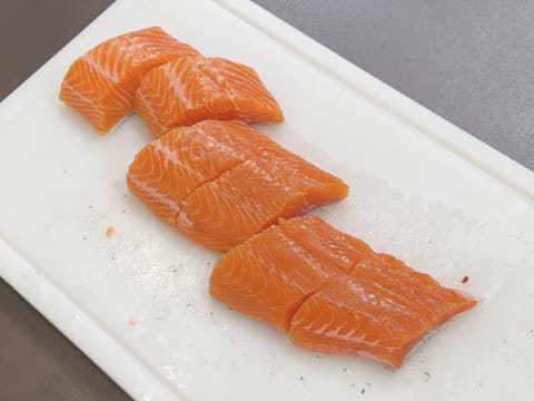 Truite confite basse température, mousseline de topinambour et tuile dentelle - 37