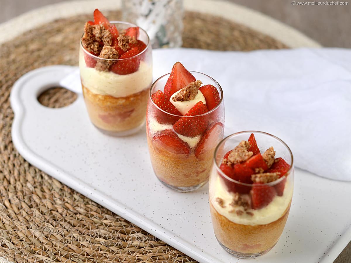 Verrine de gâteau au fromage sans cuisson, Recette de Nutritionniste -  Diététiste