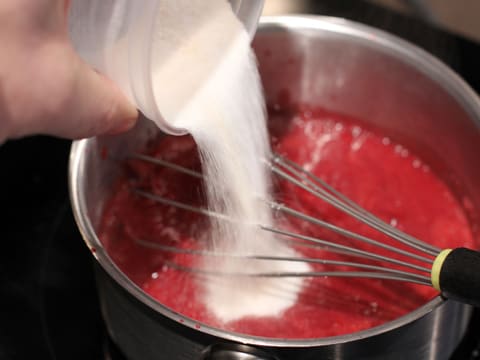 Verrine de mousse de framboise - 4