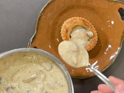 Vol-au-vent aux cèpes & noix de Saint-Jacques - 89