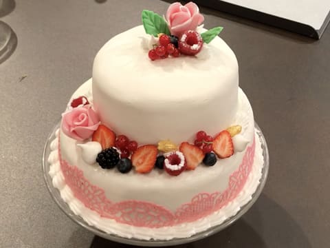 Wedding cake vanille/framboise - 145