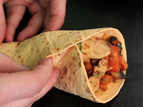 Wraps au poulet et aux légumes - 16