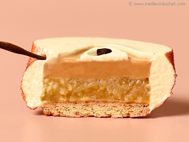 Apple & Caramel Mini Entremets - Illustrated recipe - Meilleur du Chef