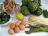 Artichoke Bottoms Salad with Langoustine Tails - 1