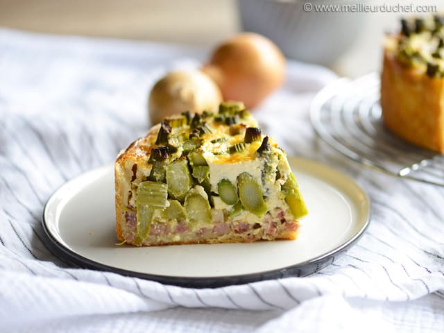 Green Asparagus & Bacon Quiche